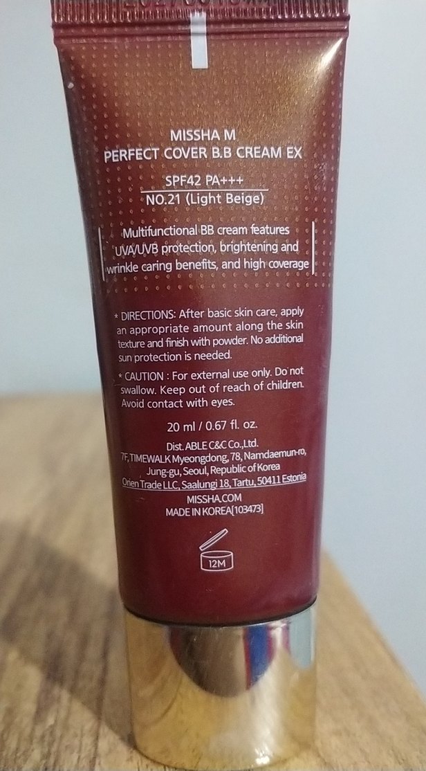 Missha M Perfect Cover B.B Cream No.21 - Görsel 4