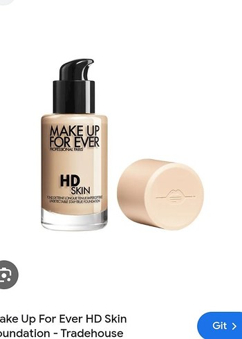 Make Up For Ever HD Skin Fondöten Bej