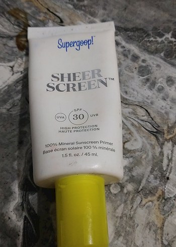 Diğer Supergoop Sheer Screen SPF 30 Güneş Kremi