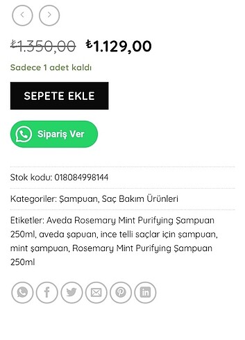Beden Şampuan