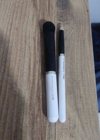 MAC Beyaz Gri Makyaj Fırça Seti