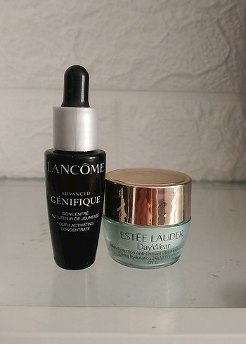 Lancôme Gelişmiş Gençlik Serumu ve Estée Lauder DayWear Krem