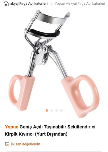 Beden Yopue Taşınabilir Kirpik Kıvırıcı - Pembe