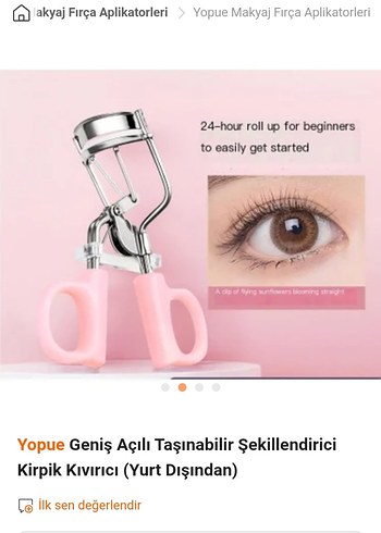 Diğer Yopue Taşınabilir Kirpik Kıvırıcı - Pembe