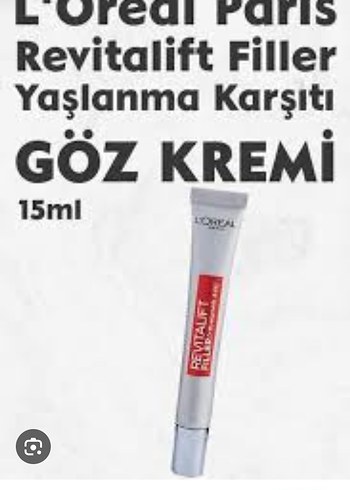 Beden L'Oreal Paris Revitalift Filler Göz Kremi 15 ml