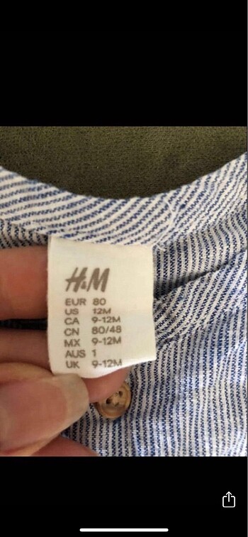 9-12 Ay Beden mavi Renk Salopet