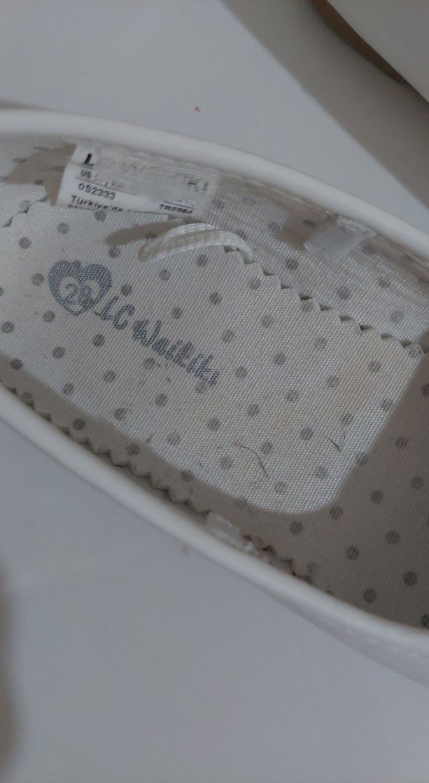 Kız Çocuk Beyaz Fiyonklu Babet - Görsel 3