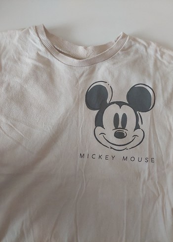 Beyaz Baskılı Erkek Çocuk Kısa Kollu Tişört - Görsel 3