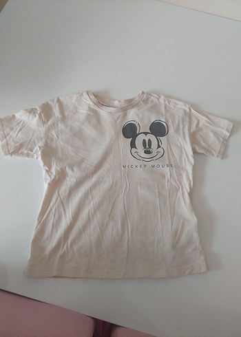 Beyaz Baskılı Erkek Çocuk Kısa Kollu Tişört - Görsel 4