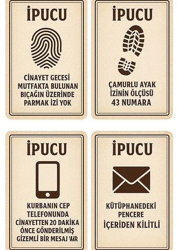 Cinayet Gizemi Oyunu - Katili Bul - Görsel 2