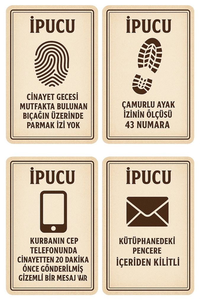 Cinayet Gizemi Oyunu - Katili Bul - Görsel 2