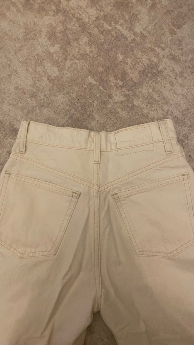 Mango Ekru Mom Jean - Görsel 3