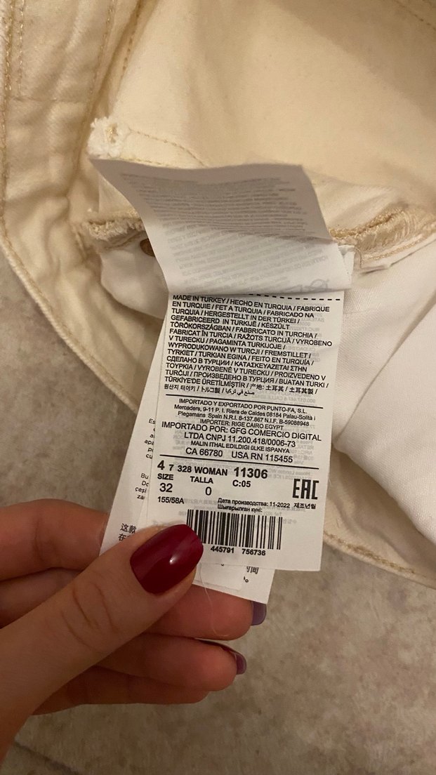 Mango Ekru Mom Jean - Görsel 4