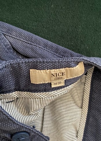 Erkek Lacivert Chino Pantolon - Görsel 3