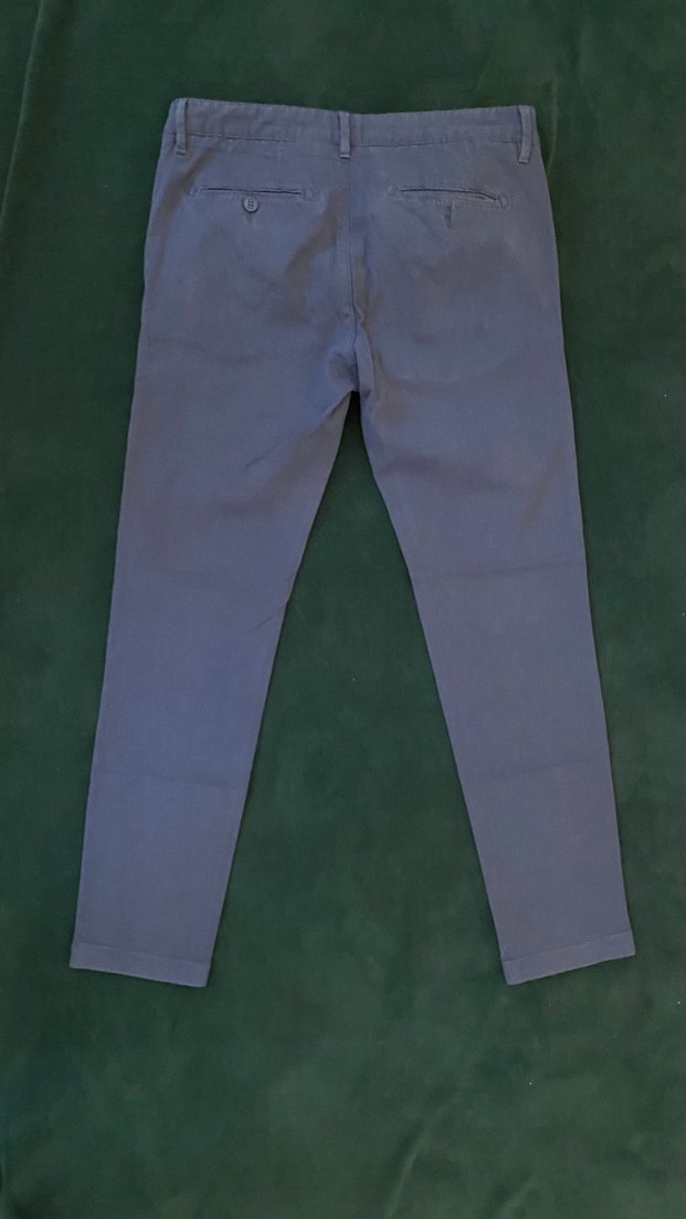 Erkek Lacivert Chino Pantolon - Görsel 4