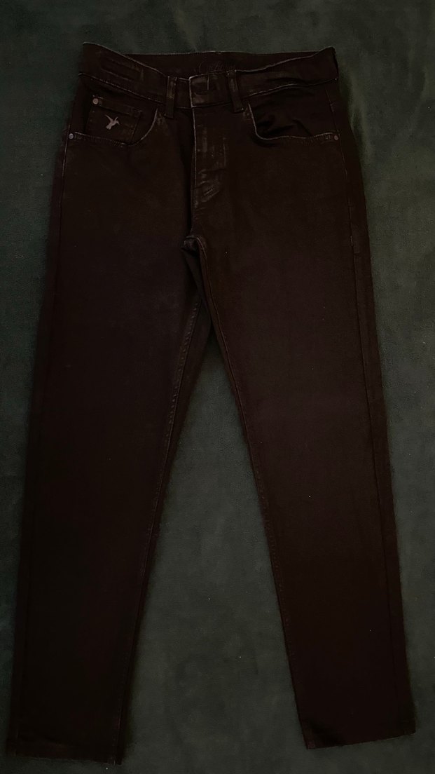 Siyah Erkek Kot Pantolon - Görsel 2