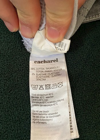 Gri Düğmeli Erkek Kot Pantolon - Görsel 8