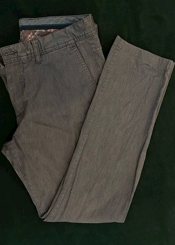 Gri Erkek Chino Pantolon - Görsel 3