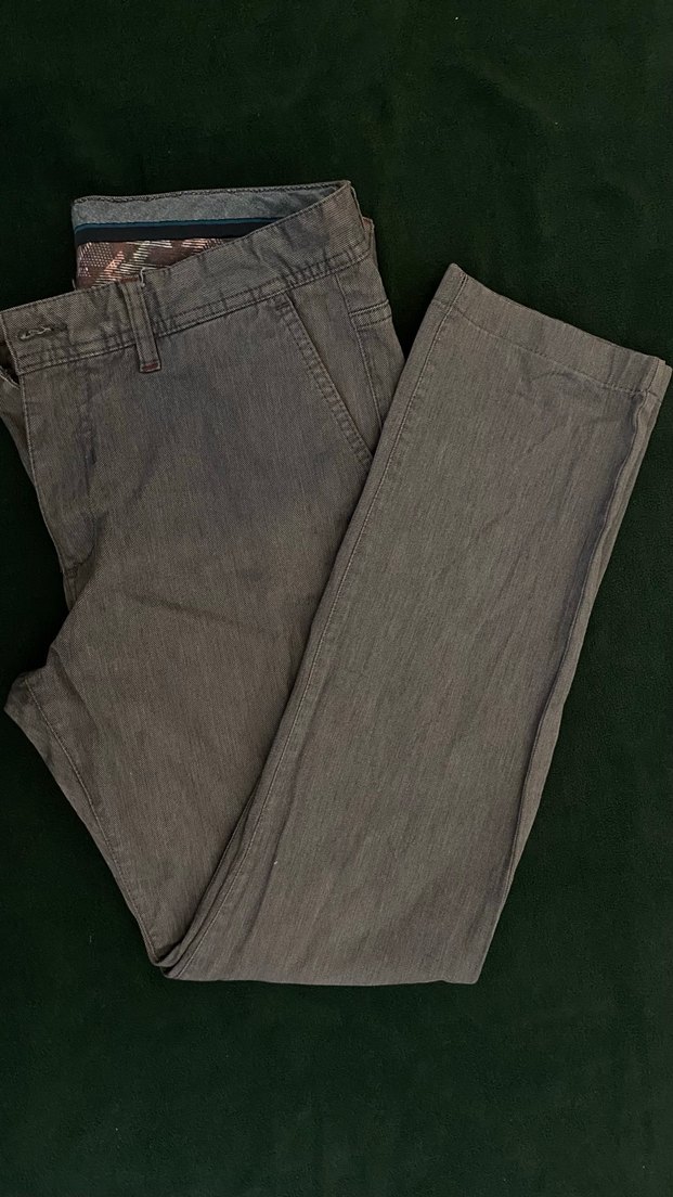 Gri Erkek Chino Pantolon - Görsel 3