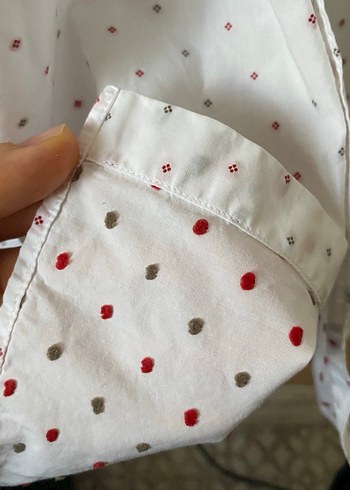 İşlemeli Beyaz Erkek Gömlek - Görsel 5