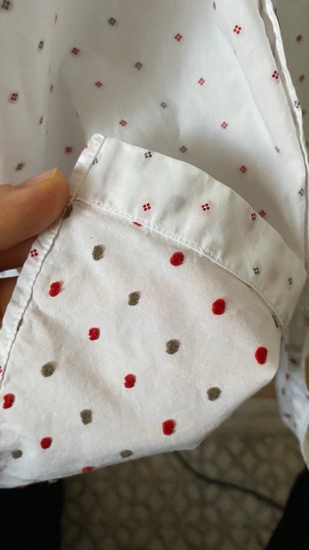 İşlemeli Beyaz Erkek Gömlek - Görsel 5