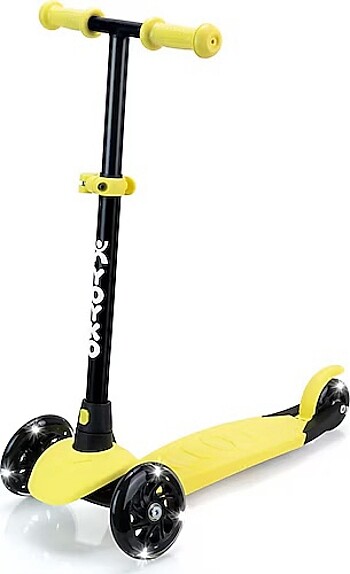 Beden beyaz Renk Yoyko 3 Tekerlekli Işıklı Scooter