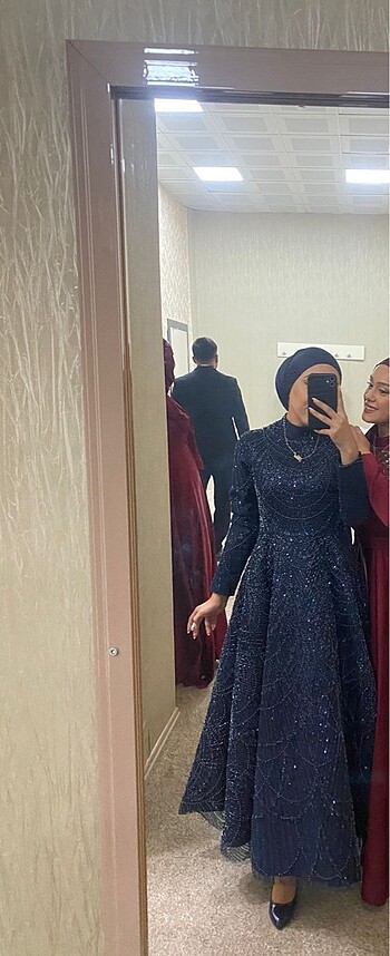 s Beden Mavi Çalıkuşu elbise