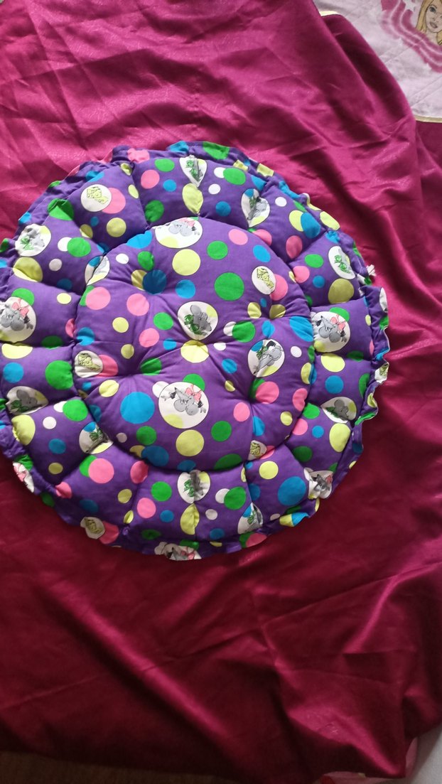 Renkli Bağcıklı kedi Minderi - Görsel 3