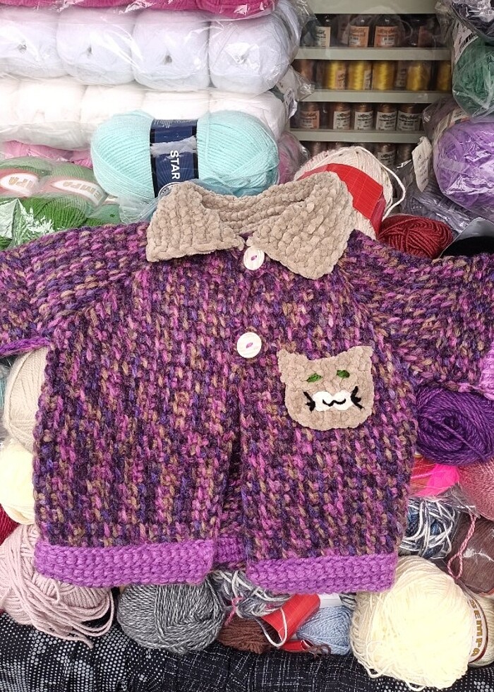 Bebek hırkası  - Görsel 3