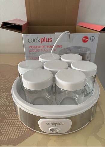 Cookplus Cookplus Yoğurt Makinesi 1.5L Cam Kavanozlu