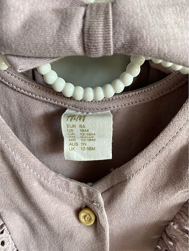 12-18 Ay Beden h&m kuz çocuk elbisesi