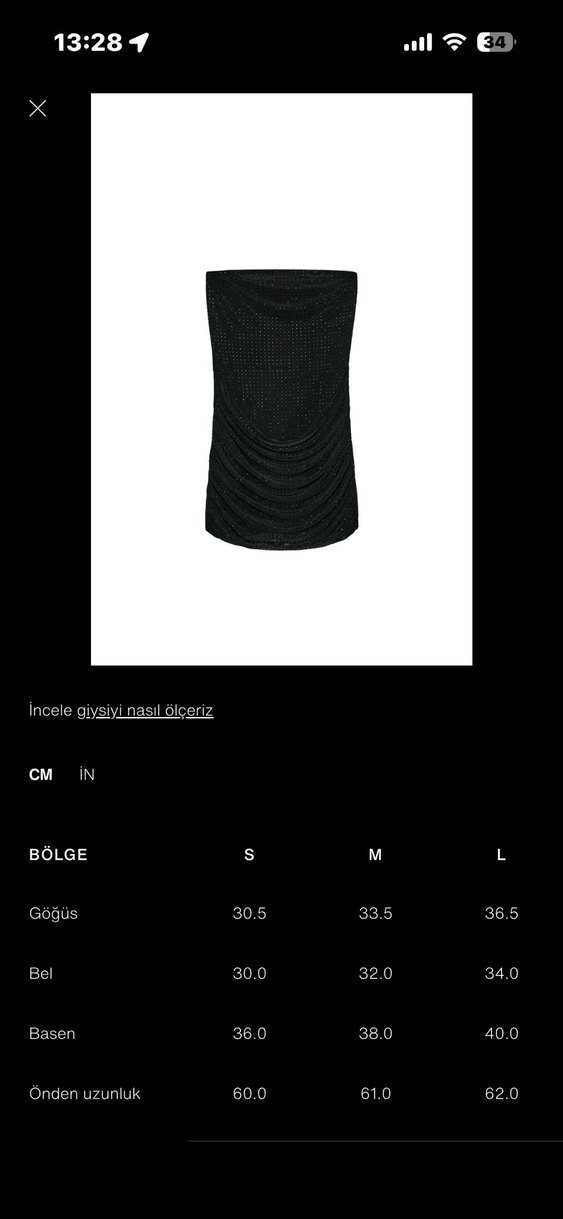 zara parlak straplez elbise - Görsel 3