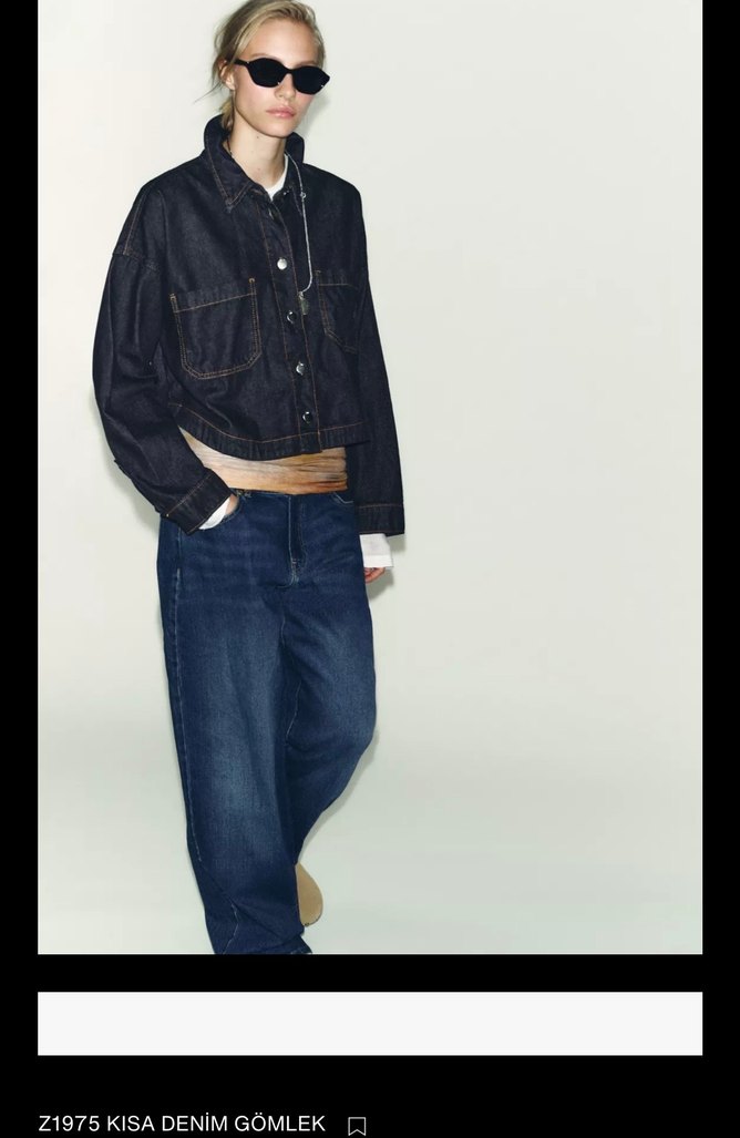 Zara Denim Ceket - Görsel 3
