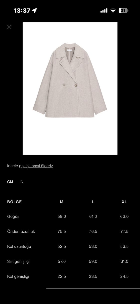 zara yumuşak kruvaze kaban - Görsel 3