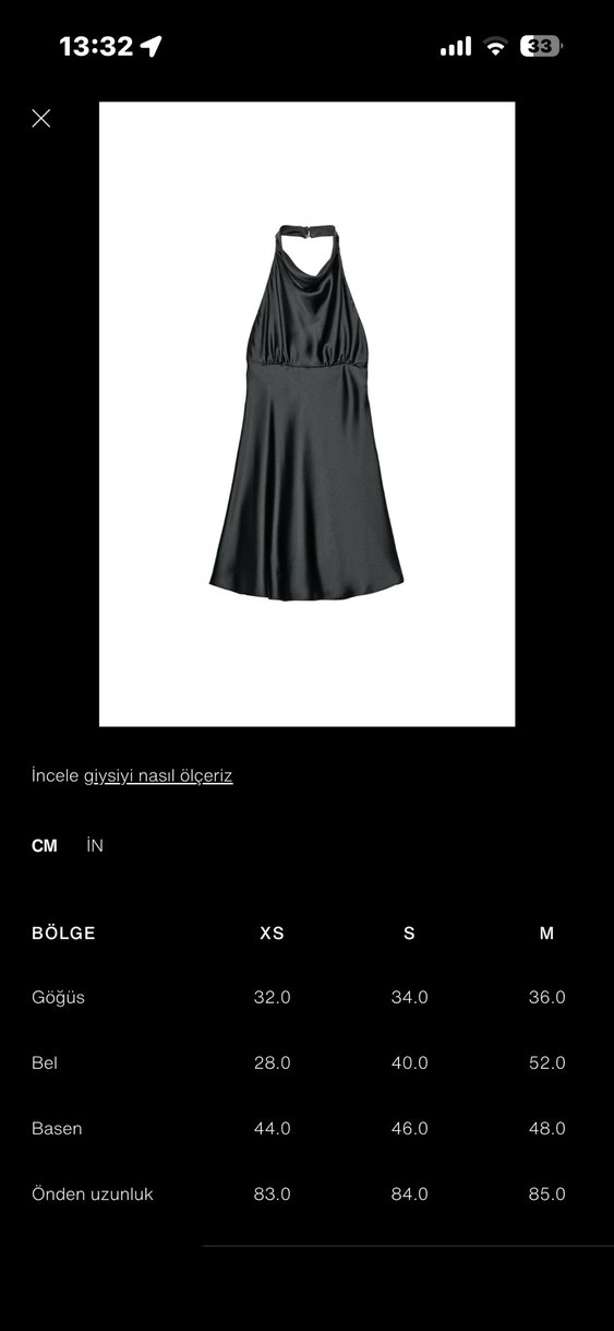 zara saten elbise - Görsel 3