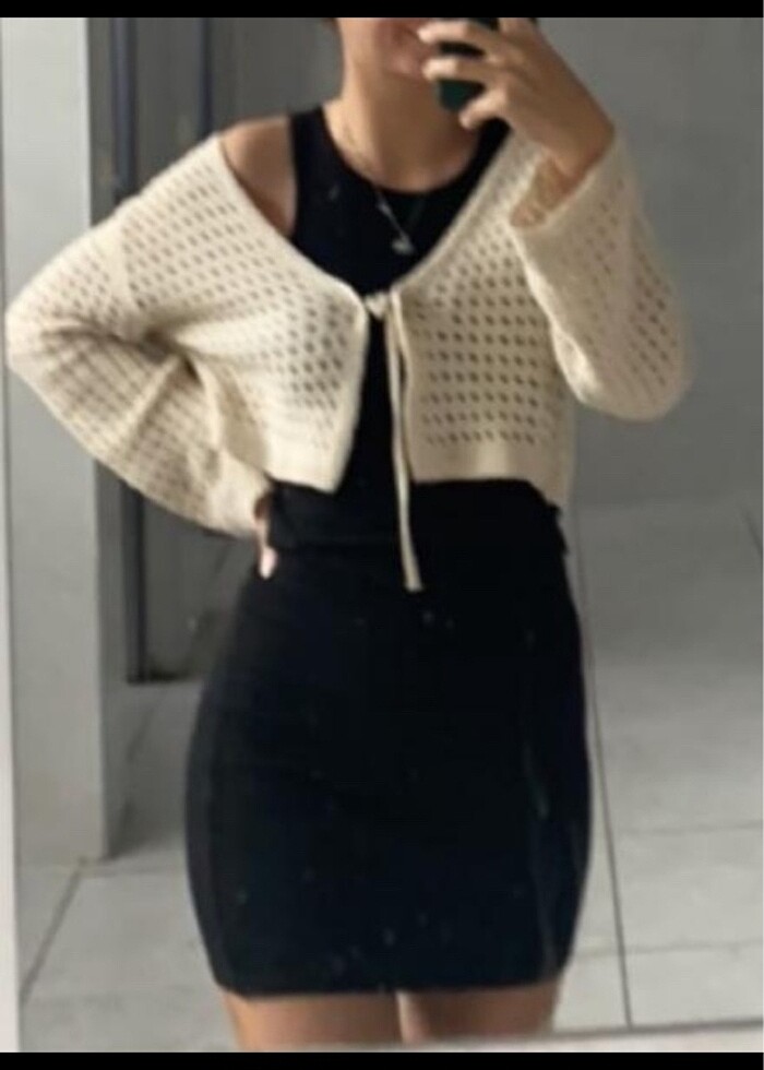 likralı mini kaşkorse elbise - Görsel 3