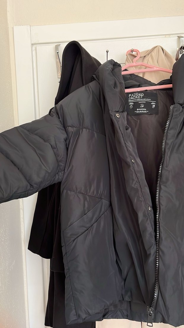 stradivarius şişme mont - Görsel 5