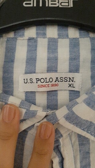 U.S Polo Assn. Erkek Çizgili gömlek 