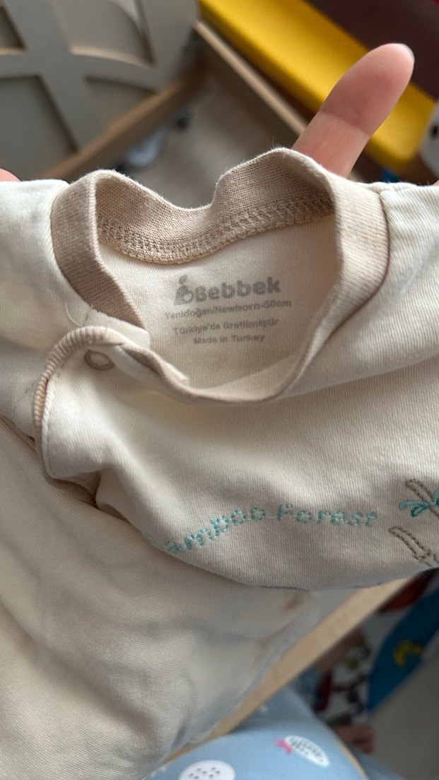 Pamuklu Baskılı Bebek Hastane Kıyafeti - Görsel 3