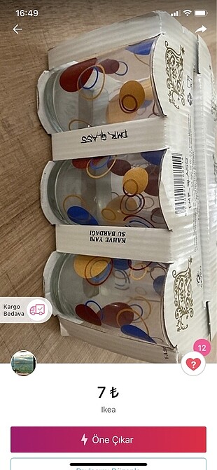 Kahve yanı