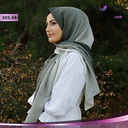 Düz pamuk şal