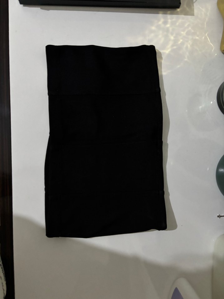 Siyah straplez crop - Görsel 2