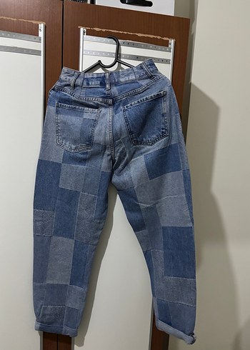Kadın Mavi Denim Midi Boy Regular Fit Kot Pantolon - Görsel 2