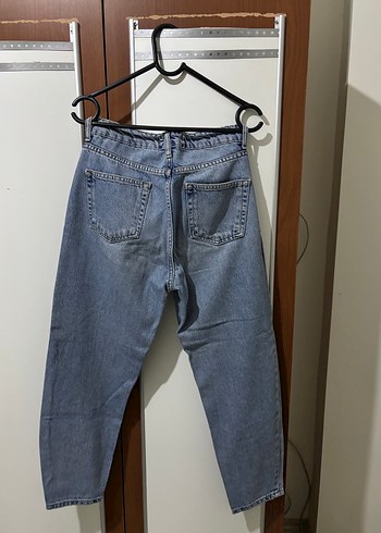 Gevşek Kesim Mavi Kot Pantolon - Görsel 2