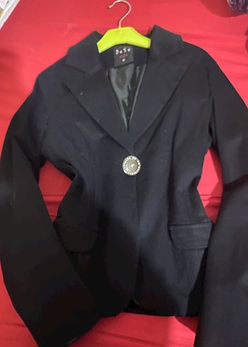 Siyah Süet Kadın Blazer Ceket - Görsel 4