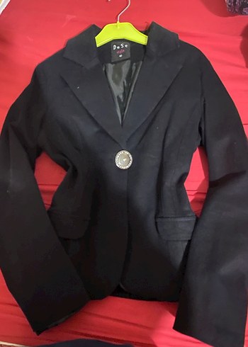 Siyah Süet Kadın Blazer Ceket - Görsel 3