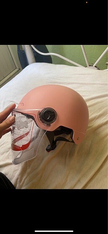 Pembe Motor Kaskı - Görsel 4