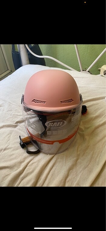 Pembe Motor Kaskı - Görsel 5