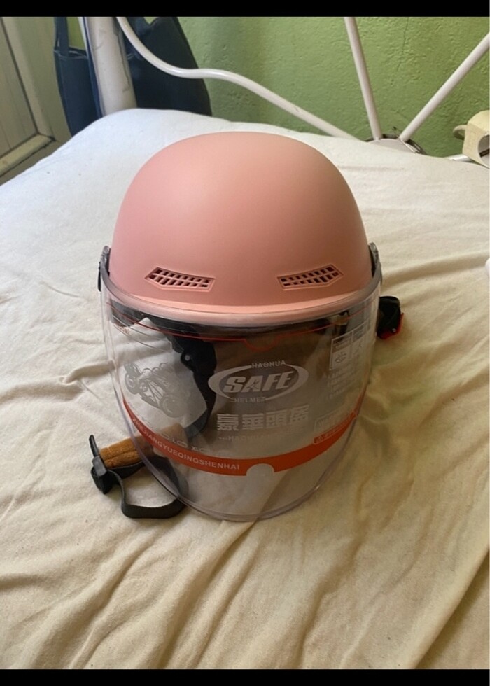 Pembe Motor Kaskı - Görsel 5