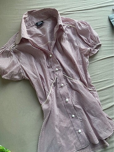 Urban Outfitters Kısa kollu saten Gömlek